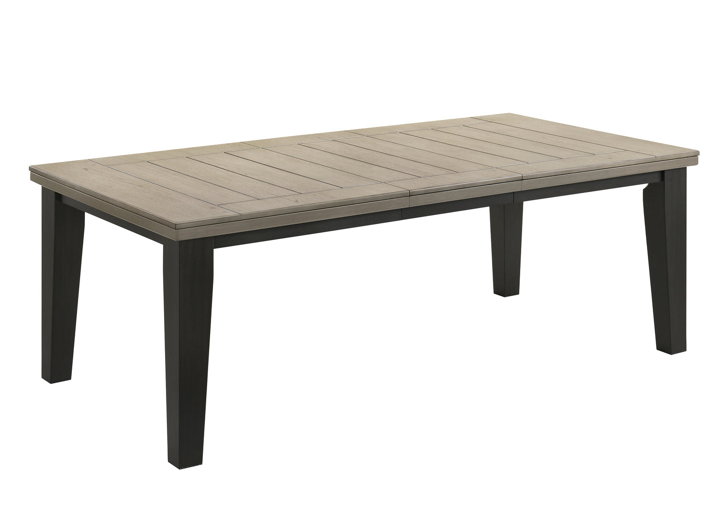 Bardstown Black/Light Gray Extendable Dining Set from Crown Mark - Luna Furniture