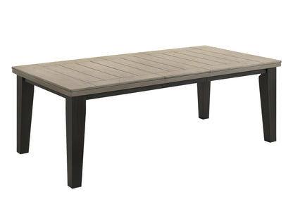 Bardstown Black/Light Gray Extendable Dining Set from Crown Mark - Luna Furniture