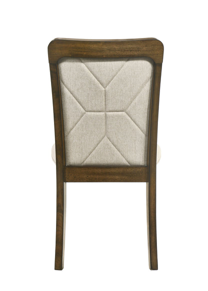 Broadmoor Brown Side Chair, Set of 2 from Crown Mark - Luna Furniture