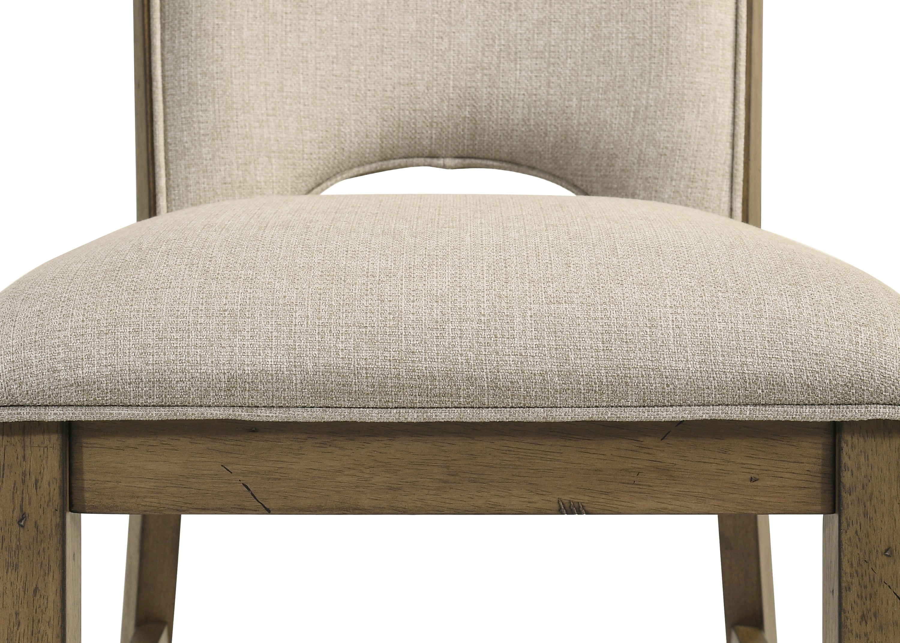 Cockrell Brown/Beige Side Chair, Set of 2 from Crown Mark - Luna Furniture