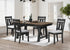 Maribelle Wheat Charcoal Side Chair, Set of 2 from Crown Mark - Luna Furniture
