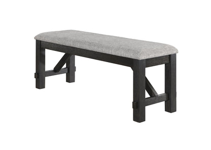 Maribelle Wheat Charcoal Bench from Crown Mark - Luna Furniture