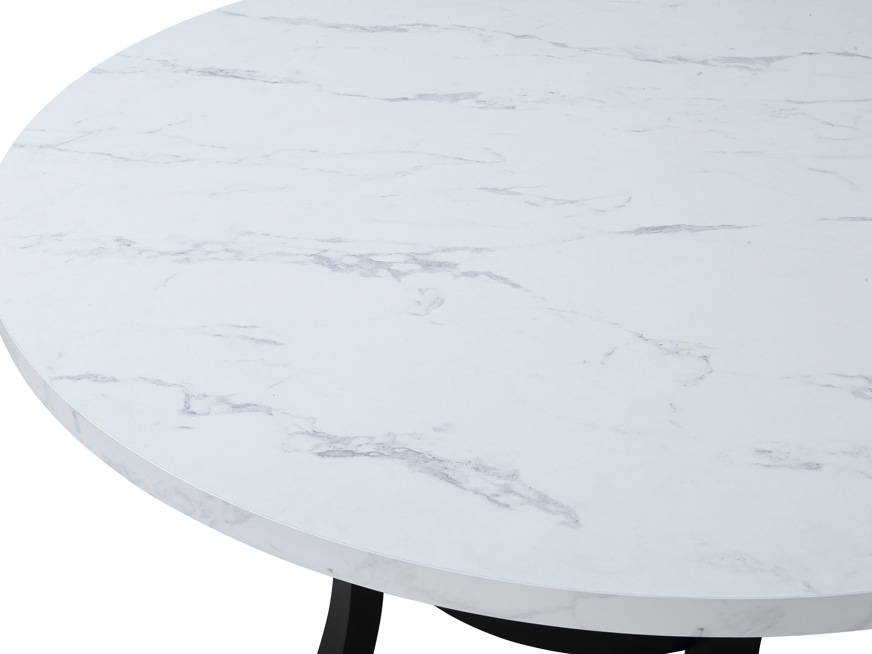 Isla Light Gray Round Dining Set from Crown Mark - Luna Furniture