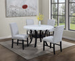 Isla Light Gray Round Dining Set from Crown Mark - Luna Furniture