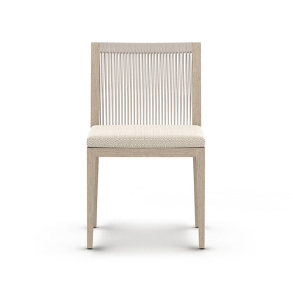 Sherwood Outdoor Dining Chair, Washed Brown in Faye Sand