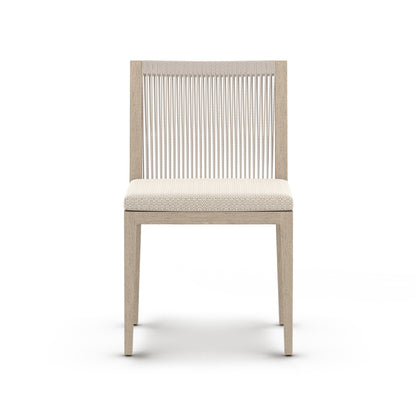 Sherwood Outdoor Dining Chair, Washed Brown in Faye Sand