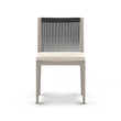 Sherwood Outdoor Dining Chair, Weathered Grey in Faye Sand
