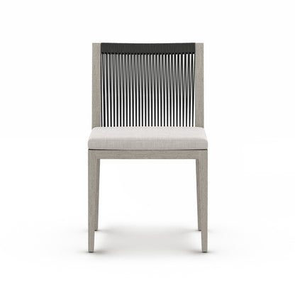 Sherwood Outdoor Dining Chair, Weathered Grey in Venao Grey