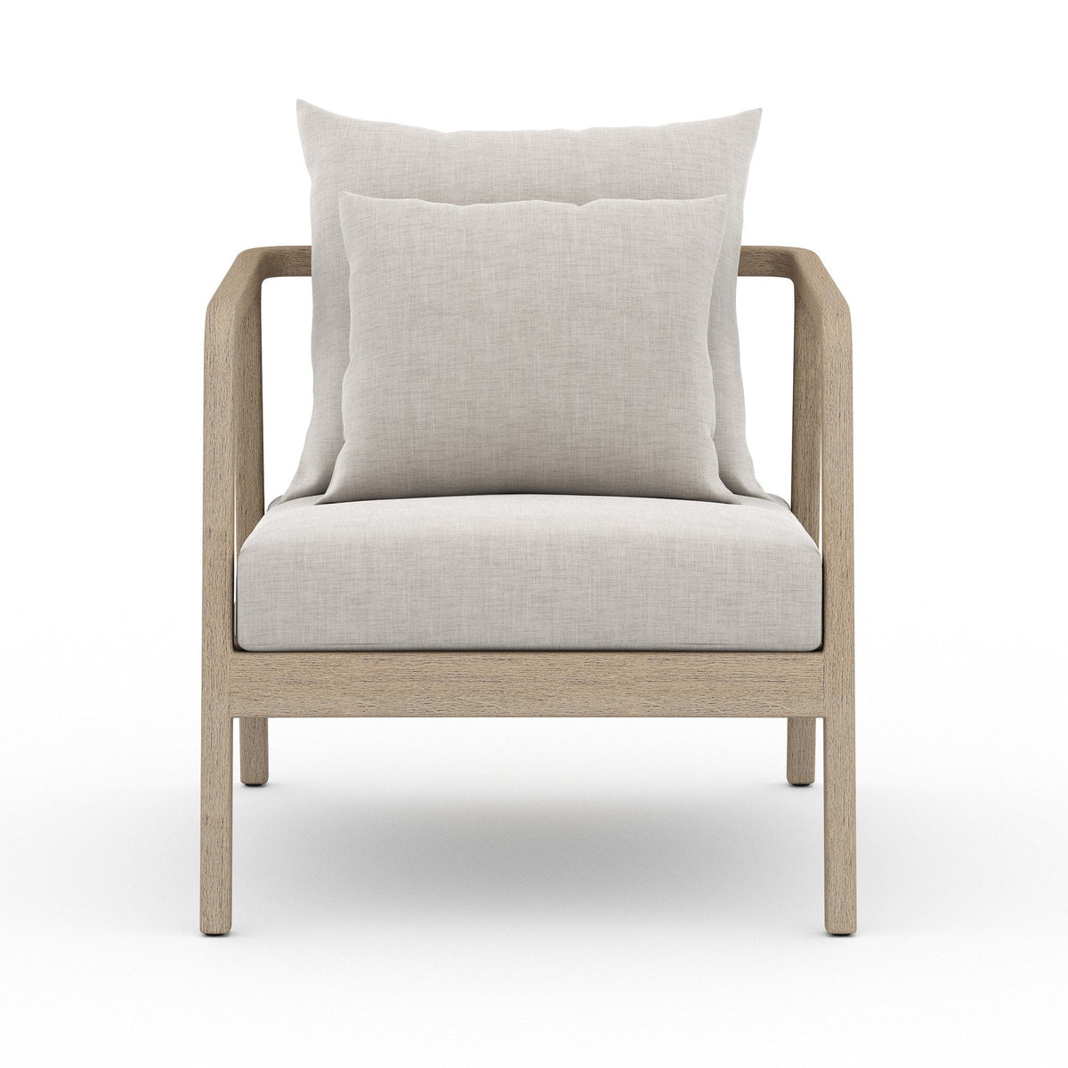 Numa Outdoor Chair - Washed Brown in Venao Grey