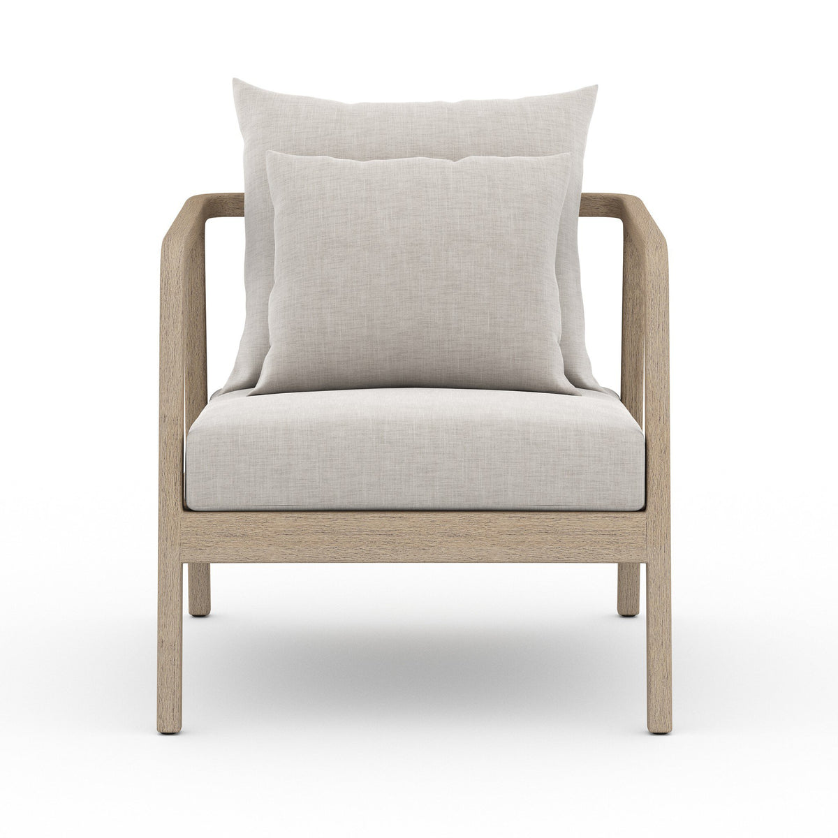 Numa Outdoor Chair - Washed Brown in Venao Grey