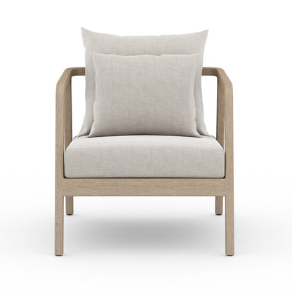 Numa Outdoor Chair - Washed Brown in Venao Grey