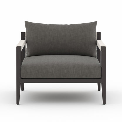 Sherwood Outdoor Chair, Bronze in Venao Charcoal