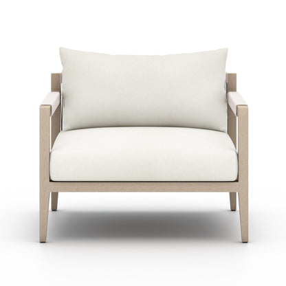 Sherwood Outdoor Chair, Washed Brown in Venao Ivory