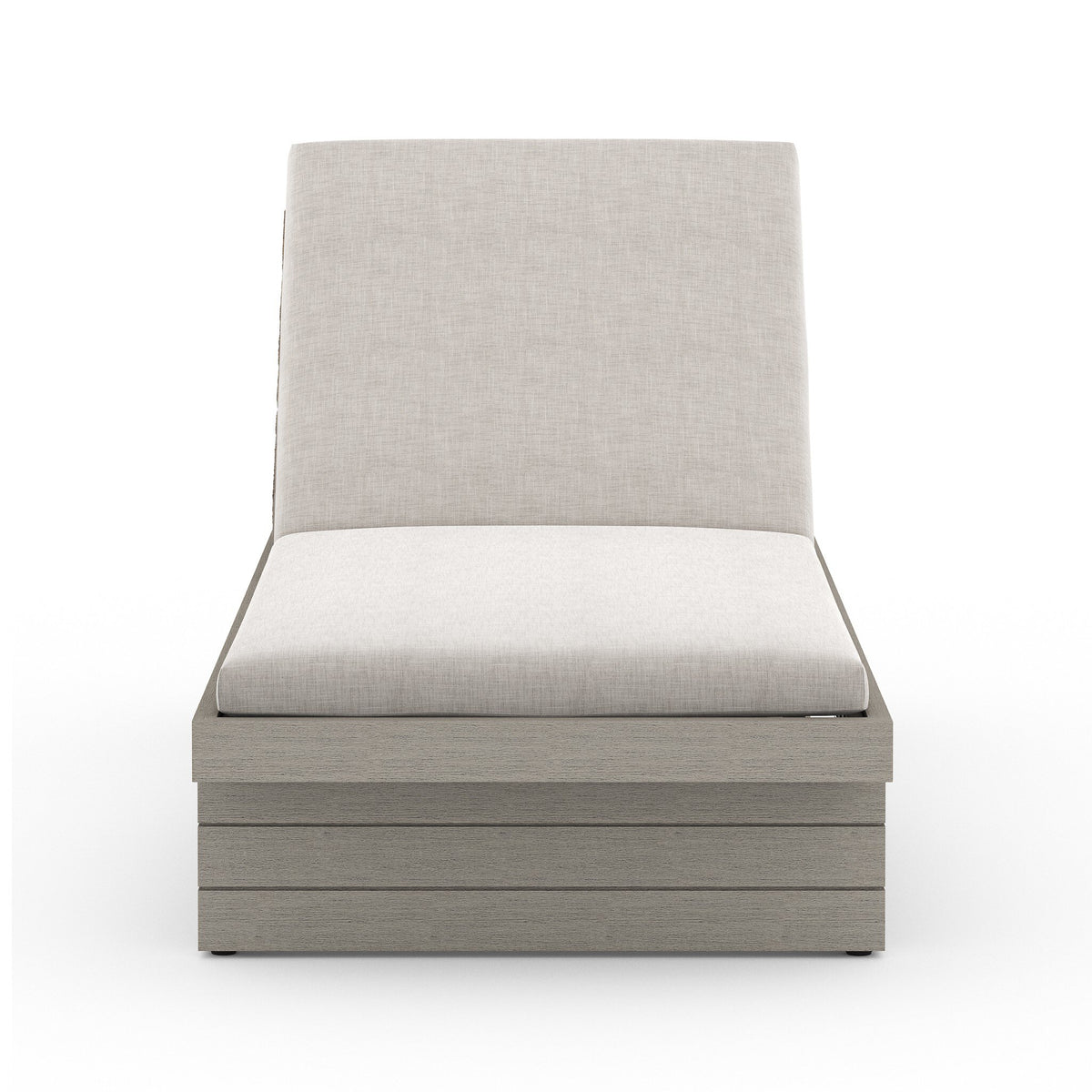 Leroy Outdoor Chaise - Weathered Grey in Venao Grey