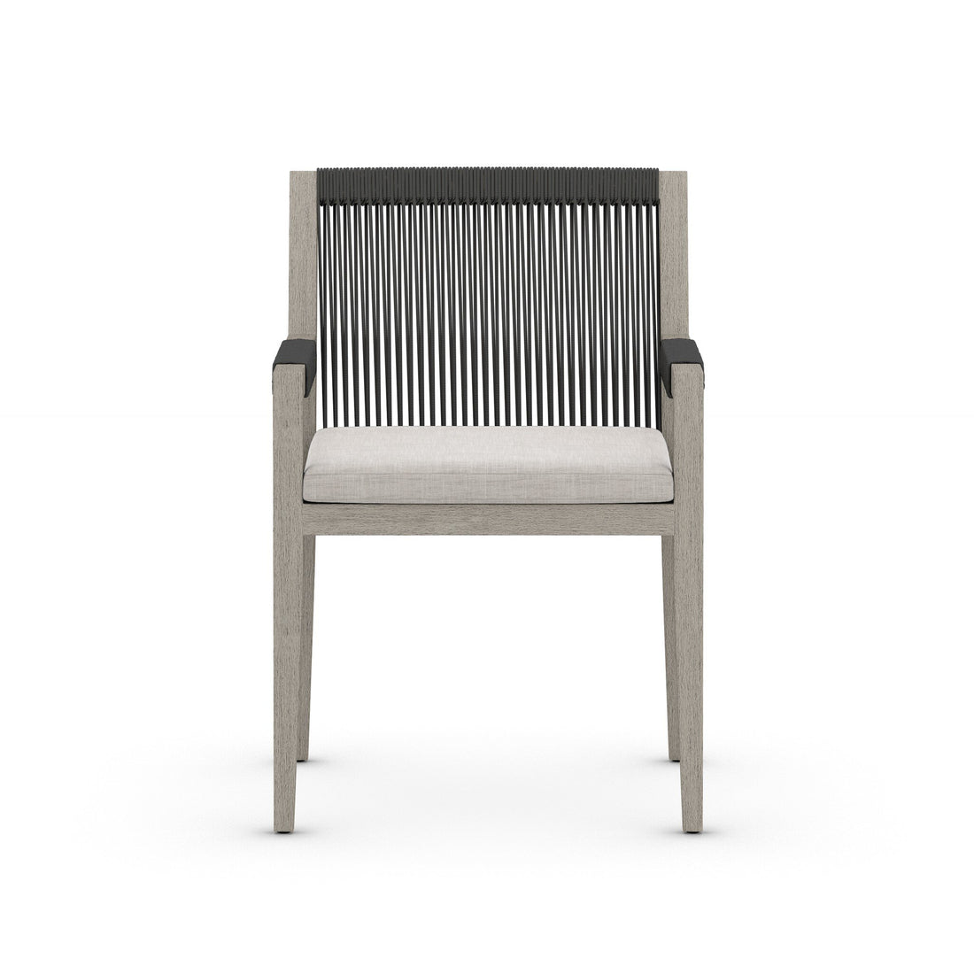 Sherwood Outdoor Dining Armchair, Weathered Grey in Venao Grey