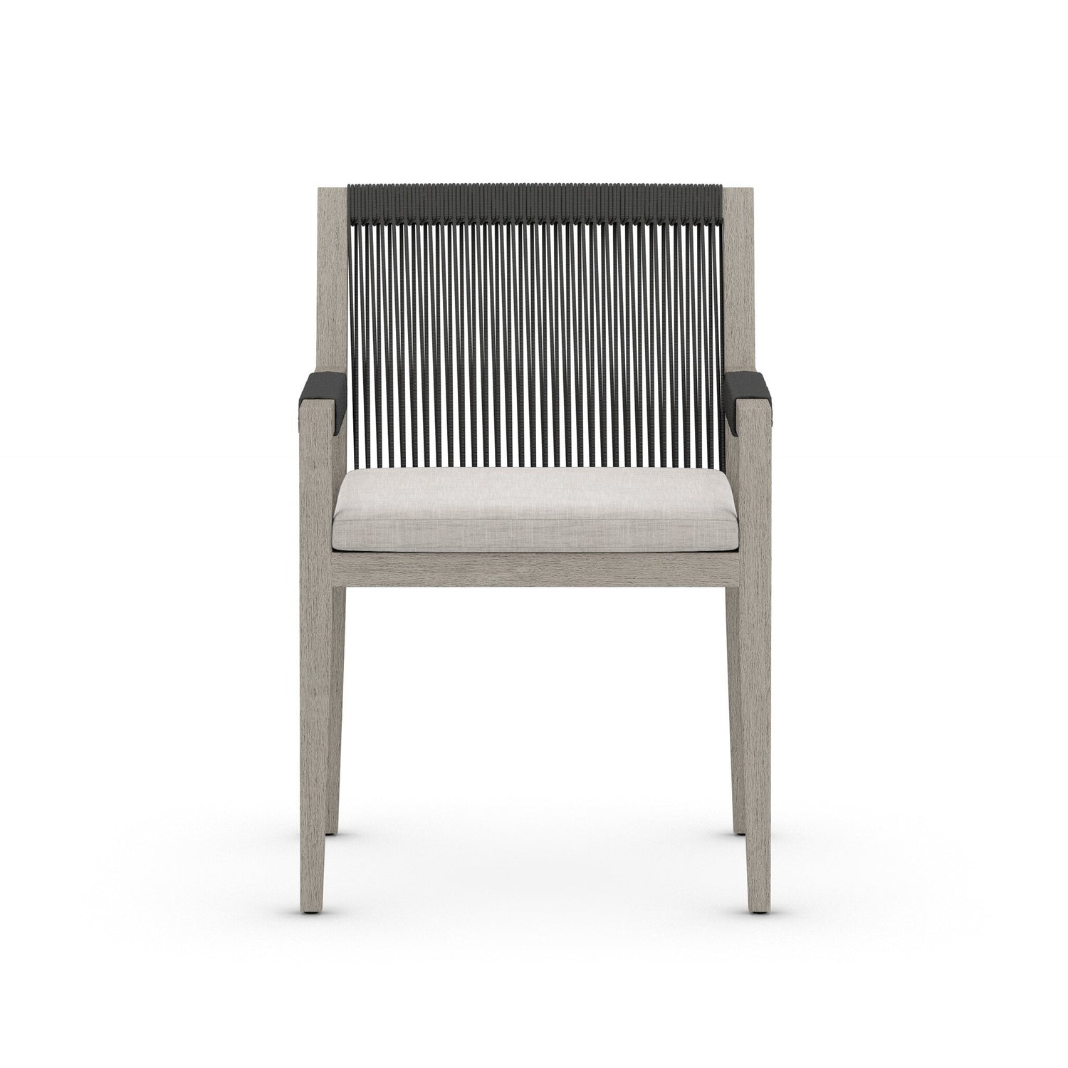Sherwood Outdoor Dining Armchair, Weathered Grey in Venao Grey