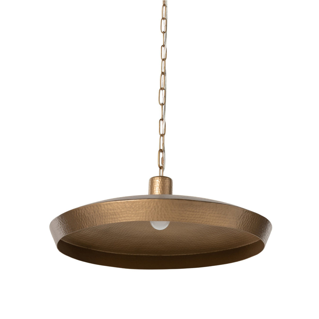 Eldon Pendant in Hammered Antique Brass