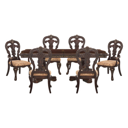 2243-114*7 7pc set (TABLE + 2 ARM + 4 SIDE CHAIRS) - 2243-114*7