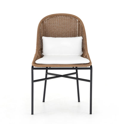 Jericho Outdoor Dining Chair in Stinson White
