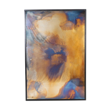 Acid Wash Floor Mirror in Iron Matte Black