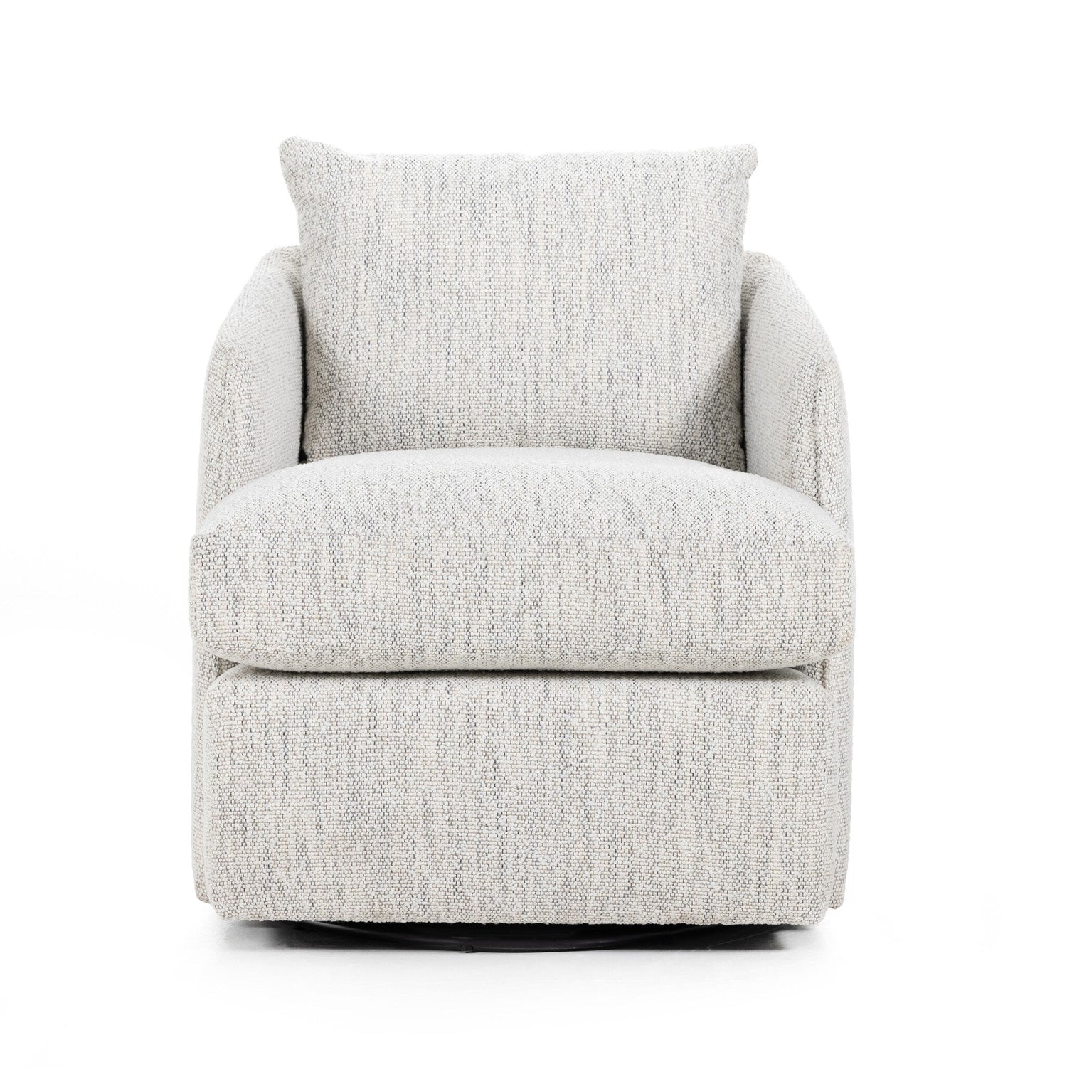 Whittaker Swivel Chair in Merino Cotton