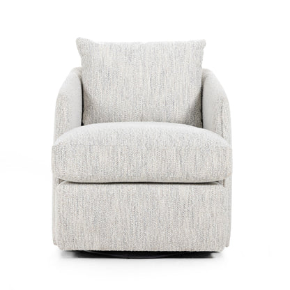 Whittaker Swivel Chair in Merino Cotton