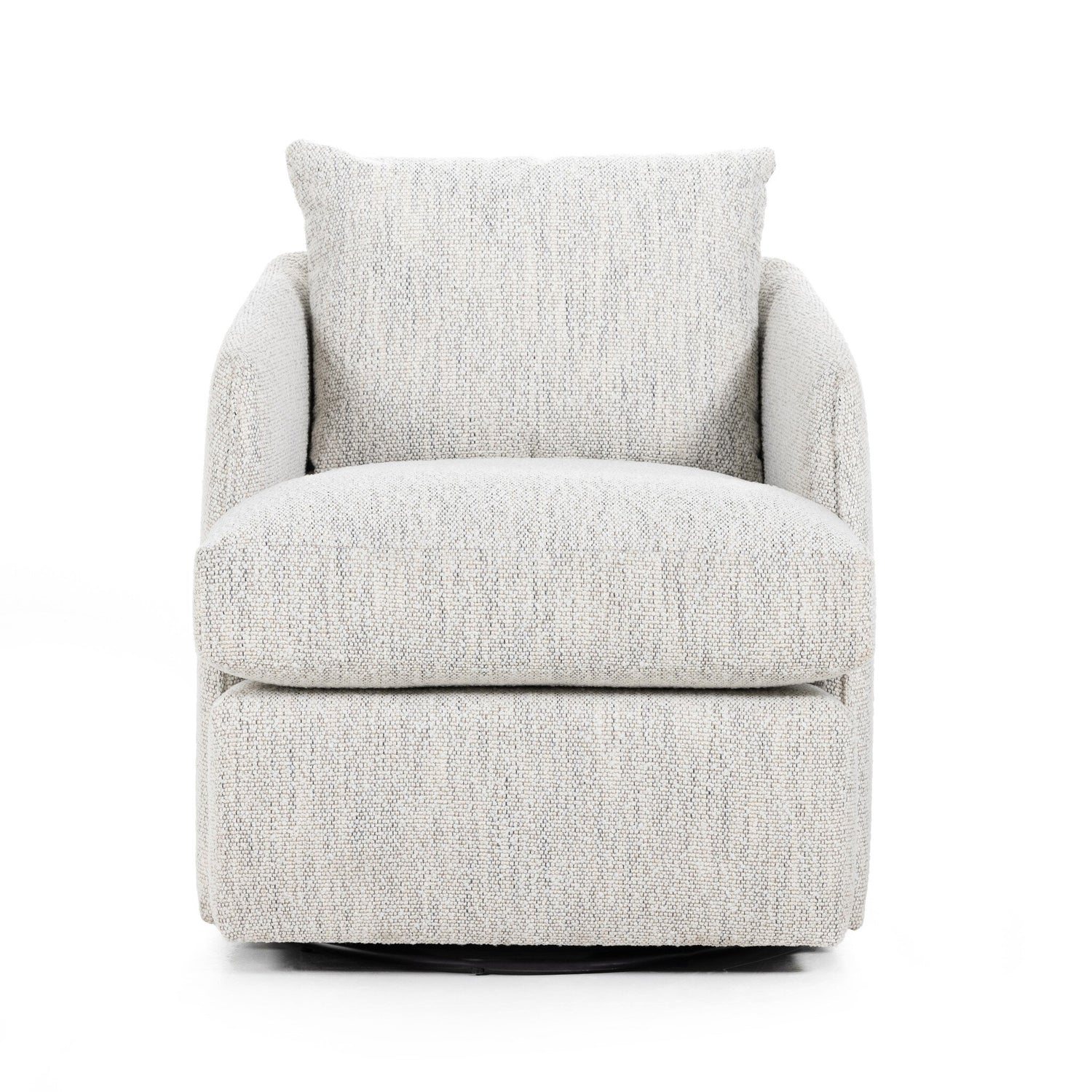 Whittaker Swivel Chair in Merino Cotton