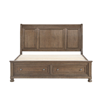 2259KBR-1EK* (3) Eastern King Platform Bed with Footboard Storage - 2259KBR-1EK*