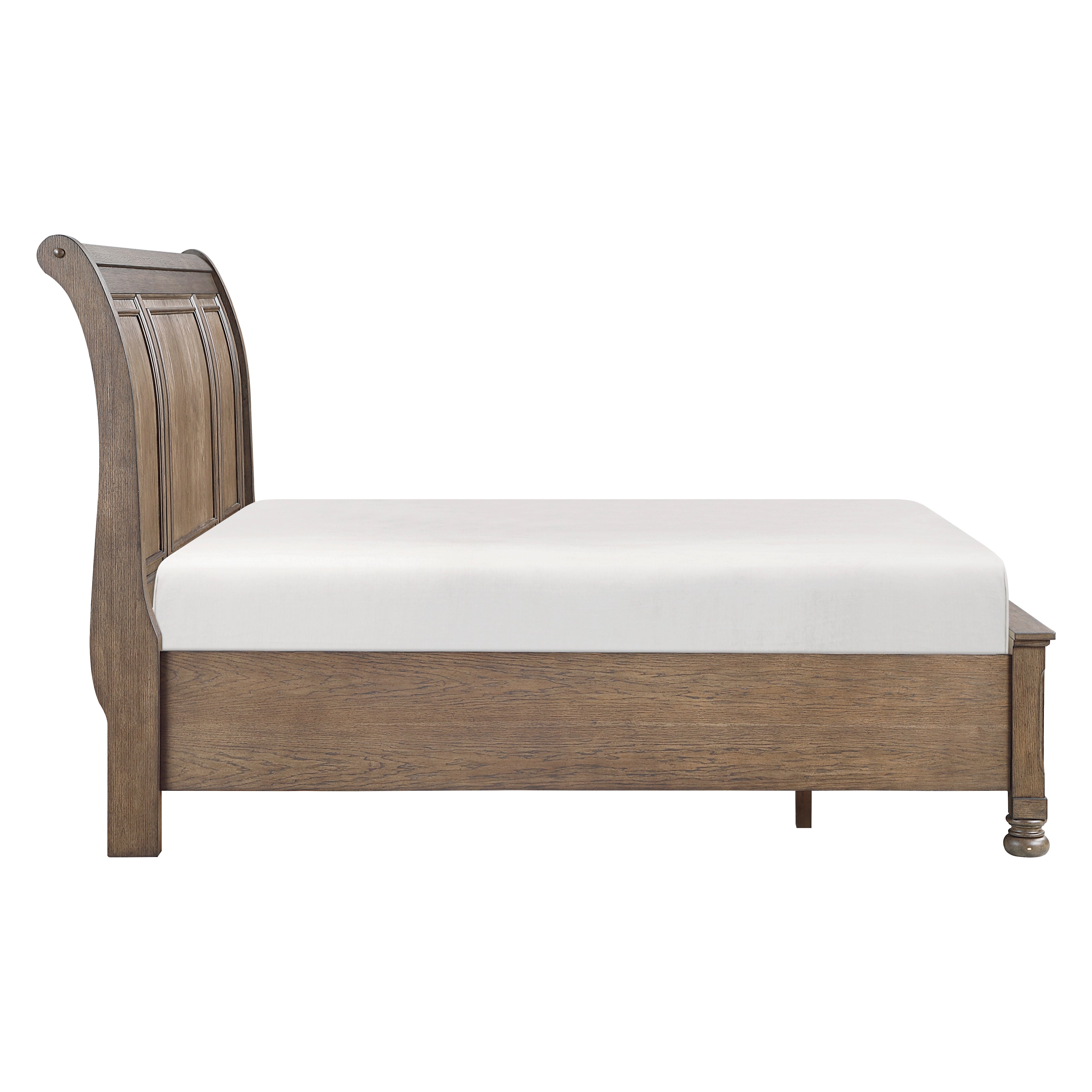 Bethel Antique Brown Eastern King Storage Platform Bed from Homelegance - Luna Furniture