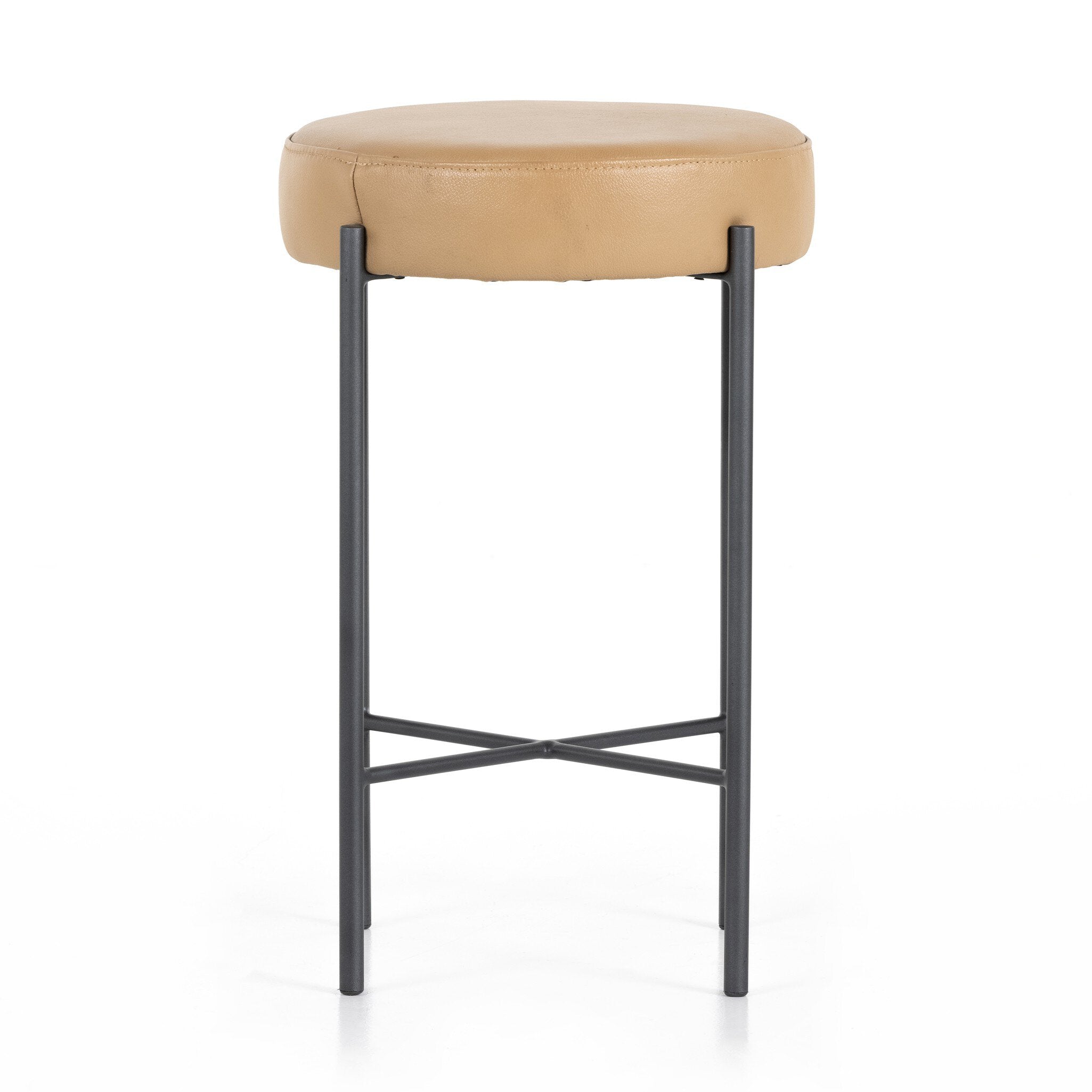 Nocona Bar + Counter Stool in Natural Leather