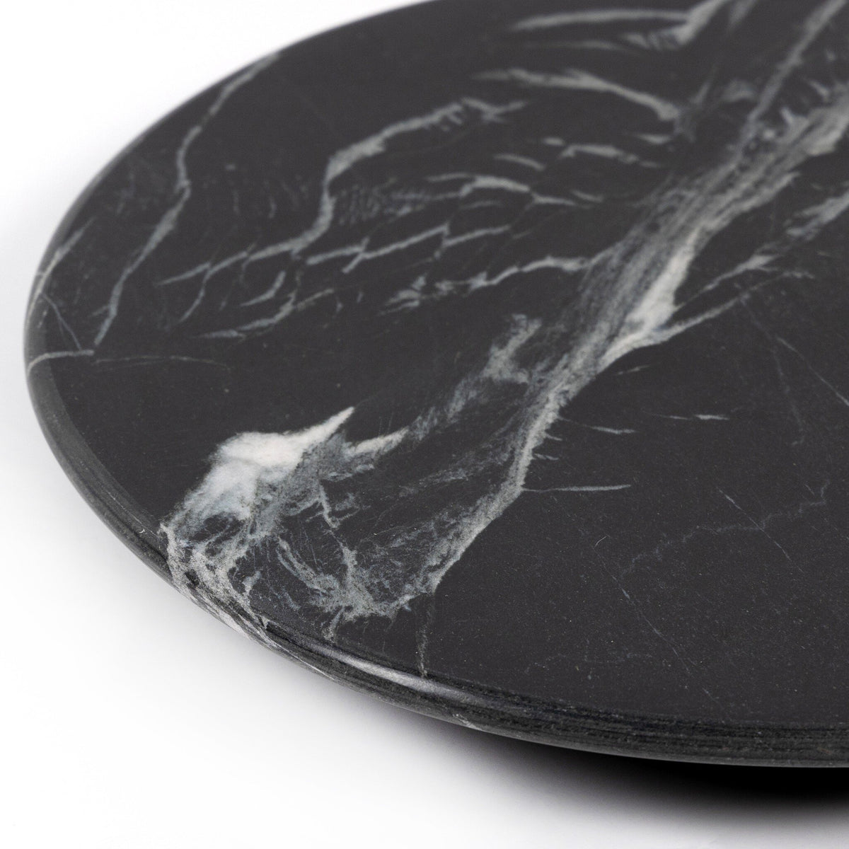 Marble Lazy Susan in Dark Kettle Black