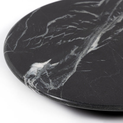 Marble Lazy Susan in Dark Kettle Black