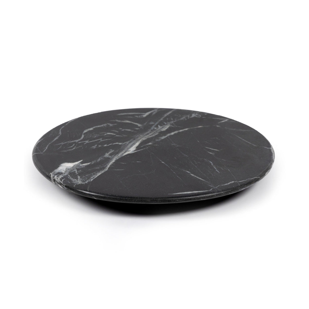 Marble Lazy Susan in Dark Kettle Black