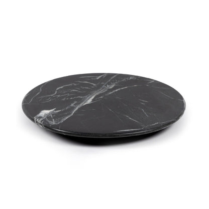 Marble Lazy Susan in Dark Kettle Black