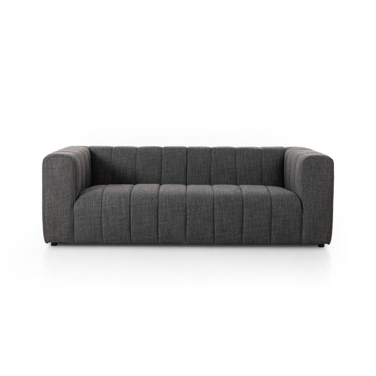 Langham Channeled Sofa in Saxon Charcoal