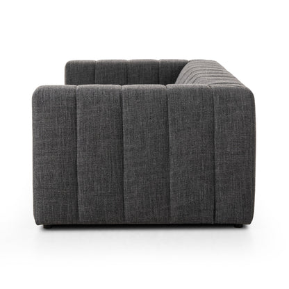Langham Channeled Sofa in Saxon Charcoal