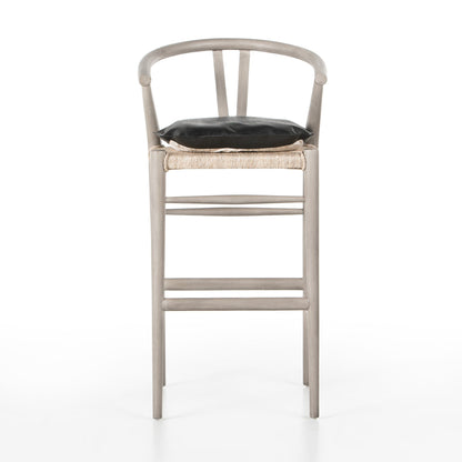Muestra Bar + Counter Stool in Pebble Black