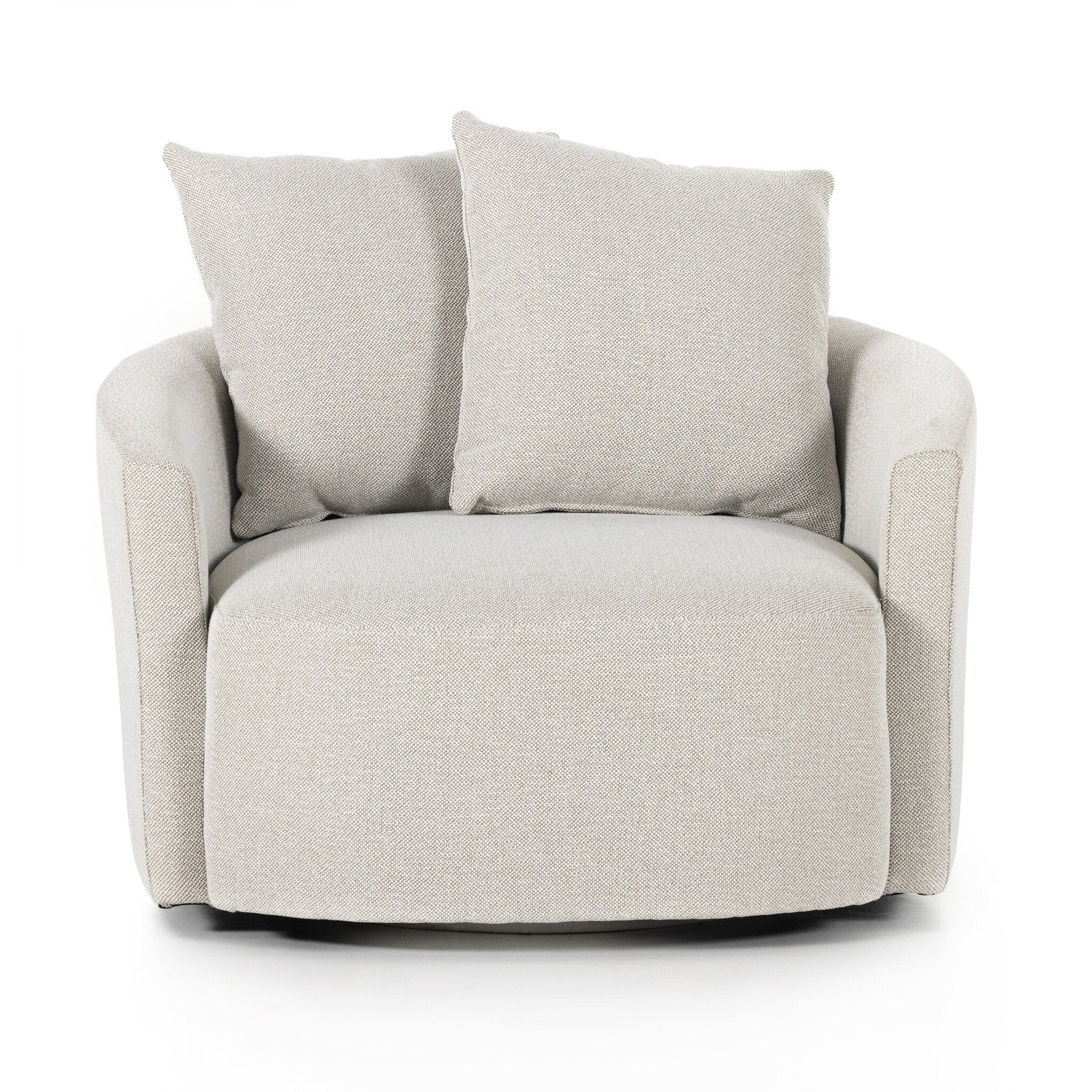 Chloe Swivel Chair in Delta Bisque