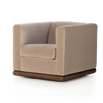Elizabeth Swivel Chair in Surrey Taupe