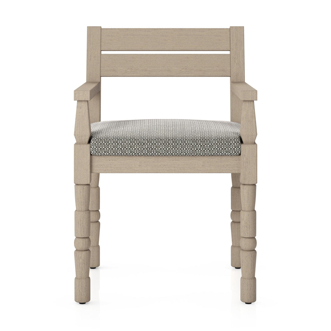 Waller Outdoor Dining Armchair in Faye Ash
