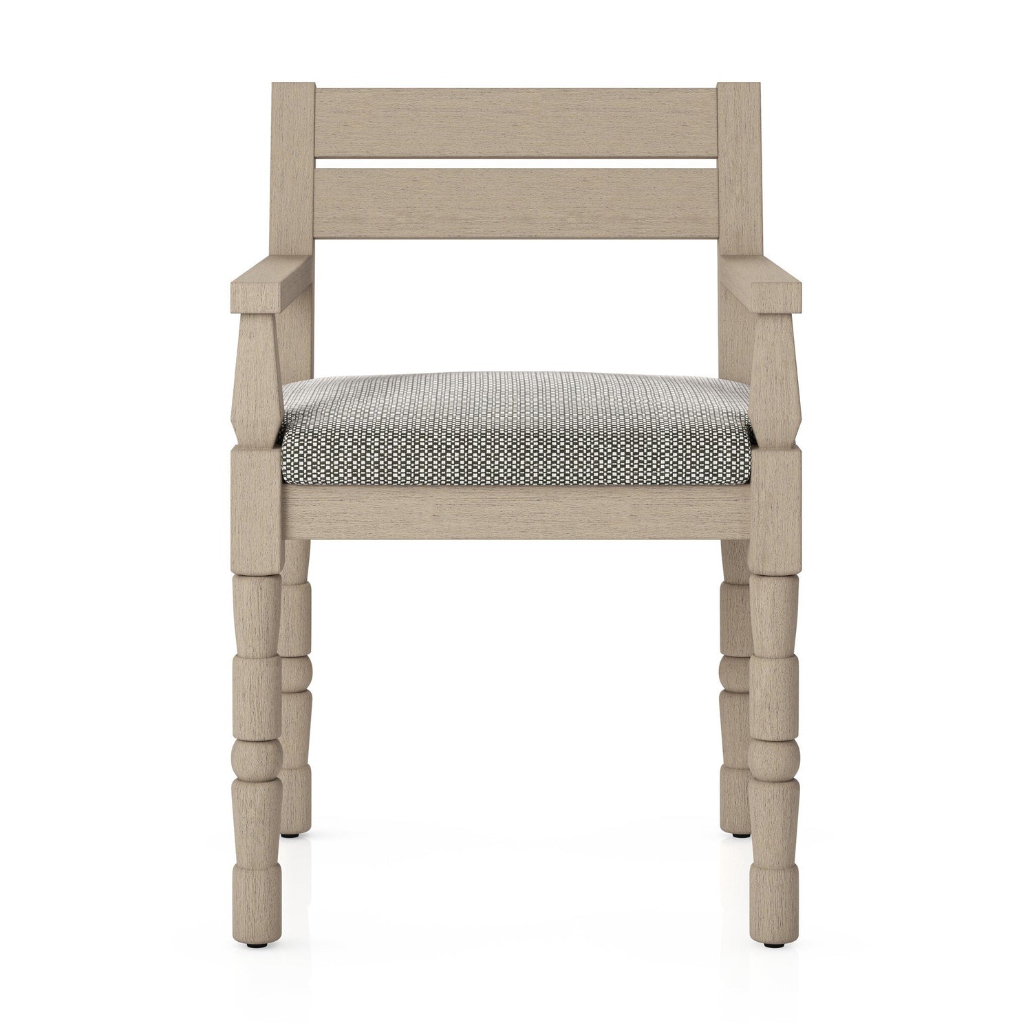 Waller Outdoor Dining Armchair in Faye Ash