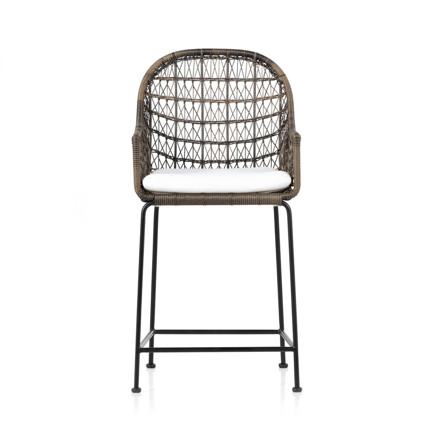 Bandera Outdoor Bar + Counter Stool in Stinson White