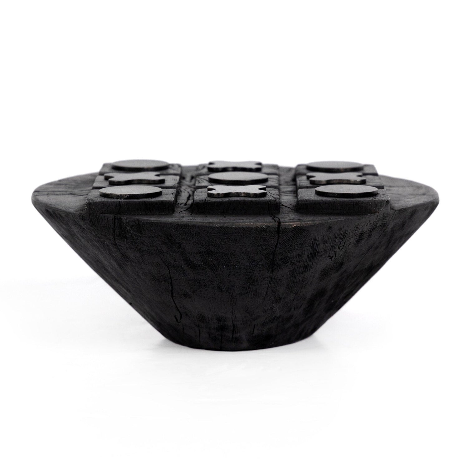 Tic Tac Toe in Carbonized Black