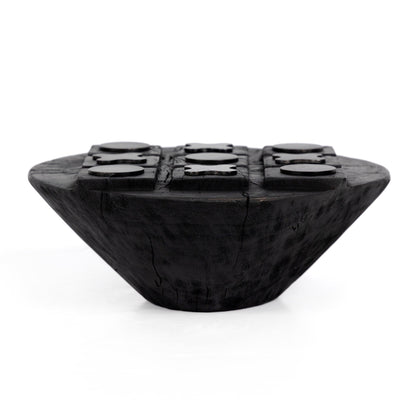 Tic Tac Toe in Carbonized Black