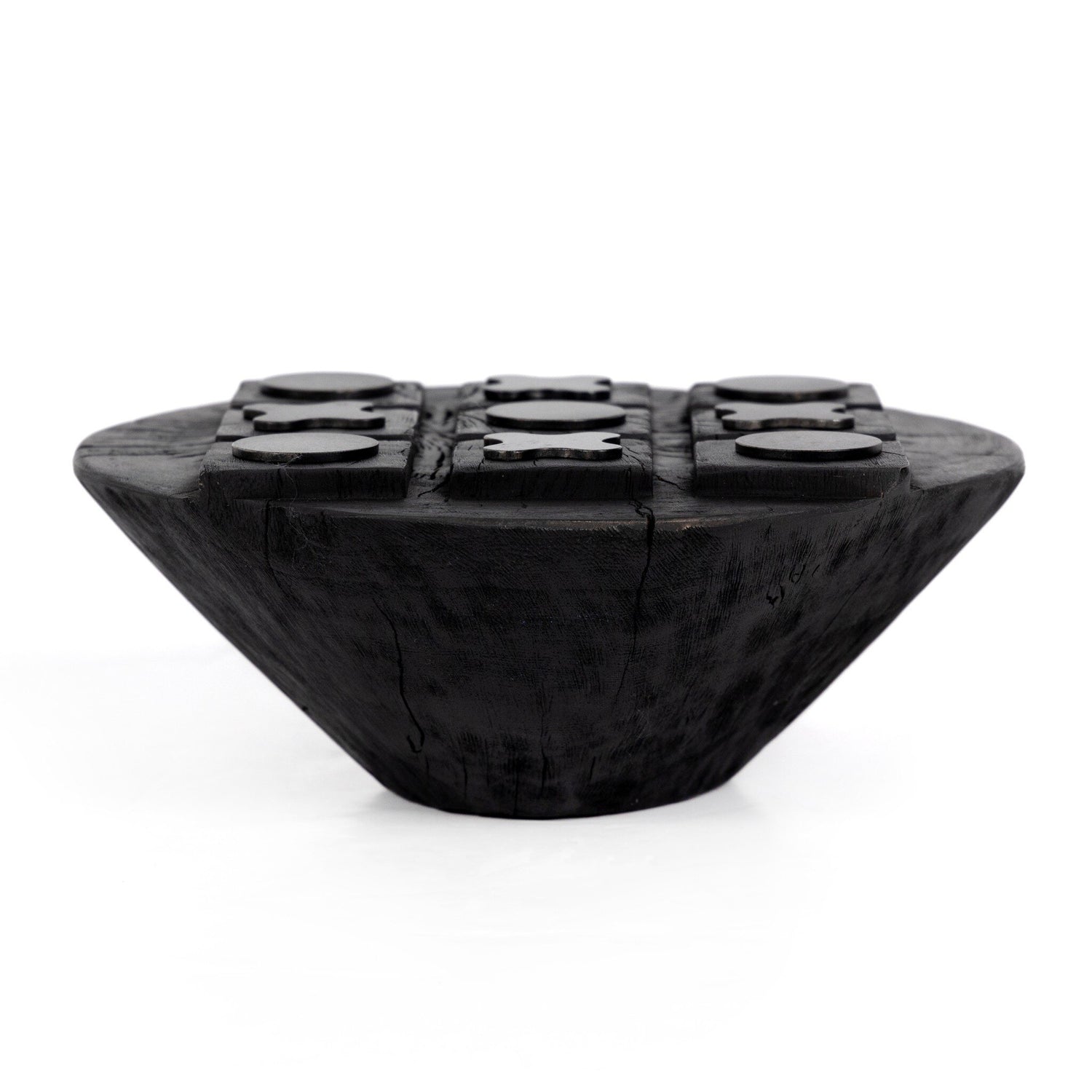 Tic Tac Toe in Carbonized Black