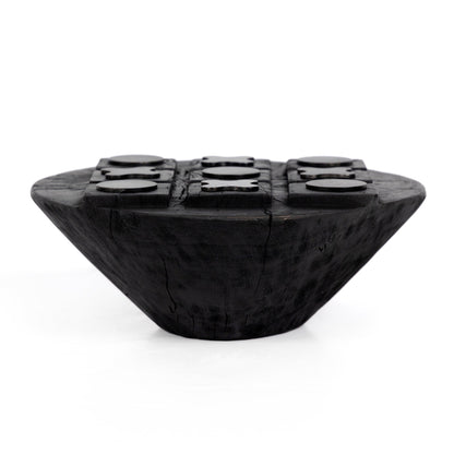 Tic Tac Toe in Carbonized Black