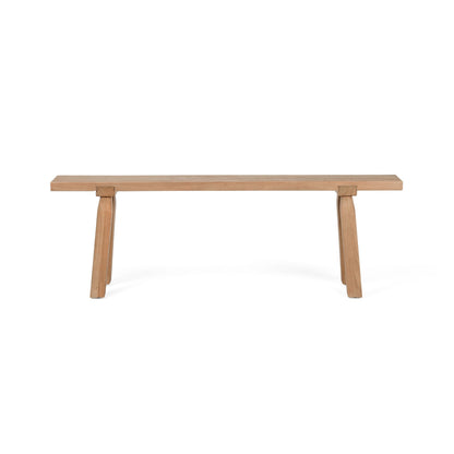 Lahana Accent Bench in Natural Elm
