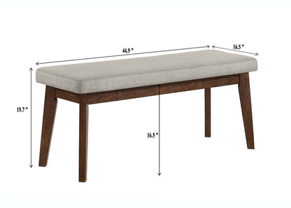 Salerno Beige/Brown Dining Set from Crown Mark - Luna Furniture