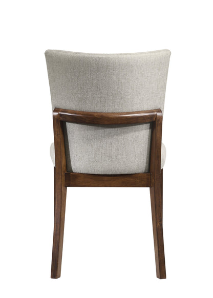 Salerno Beige/Brown Dining Set from Crown Mark - Luna Furniture