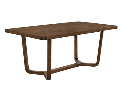 Salerno Beige/Brown Dining Set from Crown Mark - Luna Furniture